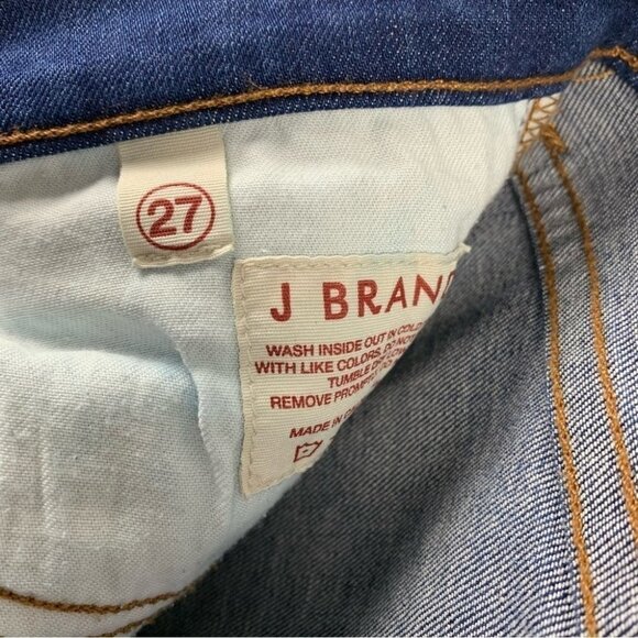 J Brand Revival Patch Fringe Jeans Size 27 Waist - Picture 10 of 12